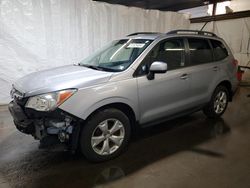 Salvage cars for sale from Copart Ebensburg, PA: 2015 Subaru Forester 2.5I Premium