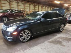 Salvage cars for sale from Copart Ontario Auction, ON: 2013 Mercedes-Benz C 350 4matic