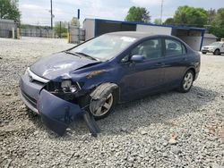 Salvage cars for sale from Copart Mebane, NC: 2008 Honda Civic EX