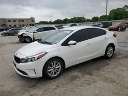 Salvage cars for sale from Copart Wilmer, TX: 2017 KIA Forte LX