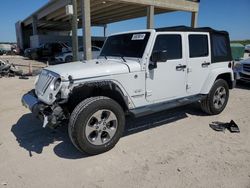 Vehiculos salvage en venta de Copart West Palm Beach, FL: 2017 Jeep Wrangler Unlimited Sahara