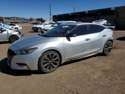 Salvage cars for sale at Colorado Springs, CO auction: 2016 Nissan Maxima 3.5S