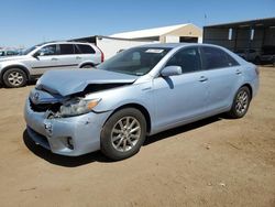 Salvage cars for sale at Brighton, CO auction: 2011 Toyota Camry Hybrid