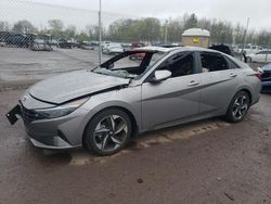 Salvage cars for sale at Chalfont, PA auction: 2023 Hyundai Elantra Limited