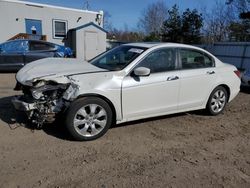 Salvage cars for sale from Copart Lyman, ME: 2008 Honda Accord EXL