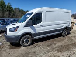 Salvage trucks for sale at Lyman, ME auction: 2019 Ford Transit T-250