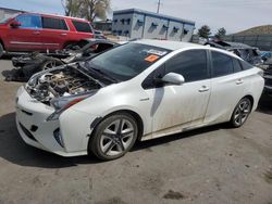 Salvage cars for sale at Albuquerque, NM auction: 2016 Toyota Prius