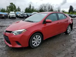 Toyota Vehiculos salvage en venta: 2014 Toyota Corolla L