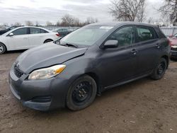 Salvage cars for sale from Copart London, ON: 2010 Toyota Corolla Matrix S