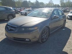 Salvage cars for sale at Madisonville, TN auction: 2007 Acura TL Type S