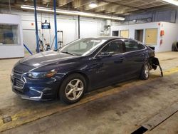 Salvage cars for sale at Wheeling, IL auction: 2016 Chevrolet Malibu LS