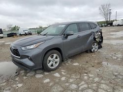 Toyota Highlander Hybrid le salvage cars for sale: 2020 Toyota Highlander Hybrid LE