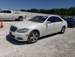 Salvage cars for sale at New Braunfels, TX auction: 2013 Mercedes-Benz S 550