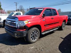 Salvage cars for sale from Copart New Britain, CT: 2016 Toyota Tundra Double Cab SR/SR5