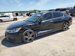 Salvage cars for sale from Copart Grand Prairie, TX: 2017 Honda Accord Sport