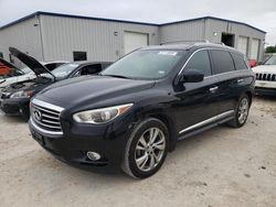 Salvage cars for sale at New Braunfels, TX auction: 2013 Infiniti JX35