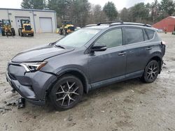 Salvage cars for sale at Mendon, MA auction: 2017 Toyota Rav4 SE