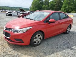 Salvage cars for sale at Concord, NC auction: 2018 Chevrolet Cruze LS