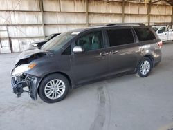 Salvage cars for sale from Copart Phoenix, AZ: 2015 Toyota Sienna XLE