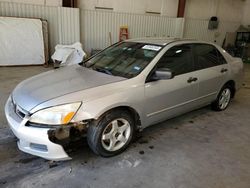 Vehiculos salvage en venta de Copart Lufkin, TX: 2007 Honda Accord Value