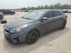 Salvage cars for sale at Houston, TX auction: 2021 KIA Forte EX