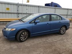Salvage cars for sale at Dyer, IN auction: 2009 Honda Civic EXL