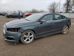 Salvage cars for sale from Copart London, ON: 2015 Ford Fusion SE