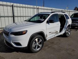 Salvage cars for sale at Littleton, CO auction: 2022 Jeep Cherokee Limited