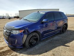 Salvage cars for sale at Rocky View County, AB auction: 2013 Ford Edge Sport