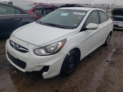 Salvage cars for sale at Elgin, IL auction: 2013 Hyundai Accent GLS