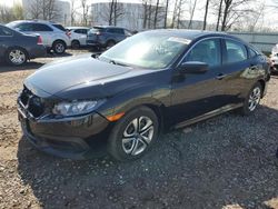 Salvage cars for sale from Copart Central Square, NY: 2017 Honda Civic LX