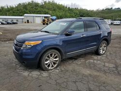 Salvage cars for sale from Copart West Mifflin, PA: 2012 Ford Explorer Limited