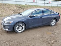 Salvage cars for sale from Copart Davison, MI: 2018 Chevrolet Malibu LT