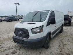 Salvage trucks for sale at Grand Prairie, TX auction: 2015 Ford Transit T-150