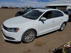 Salvage cars for sale at Brighton, CO auction: 2014 Volkswagen Jetta TDI