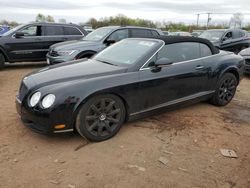 Bentley Continental salvage cars for sale: 2007 Bentley Continental GTC