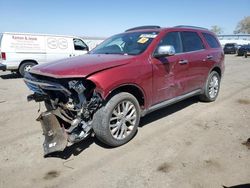 Vehiculos salvage en venta de Copart Albuquerque, NM: 2014 Dodge Durango Citadel