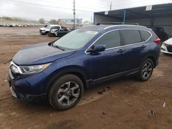 Salvage cars for sale at Colorado Springs, CO auction: 2017 Honda CR-V EX