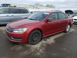 Salvage cars for sale at auction: 2015 Volkswagen Passat S