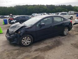 Honda salvage cars for sale: 2012 Honda Civic LX