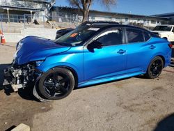Salvage cars for sale from Copart Albuquerque, NM: 2022 Nissan Sentra SR