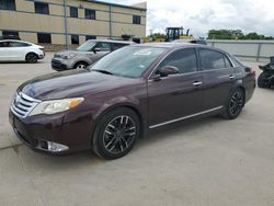 Salvage cars for sale from Copart Wilmer, TX: 2012 Toyota Avalon Base