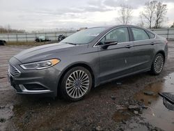 Salvage cars for sale from Copart Columbia Station, OH: 2018 Ford Fusion SE