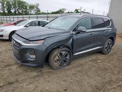 Hyundai Santa fe salvage cars for sale: 2019 Hyundai Santa FE Limited