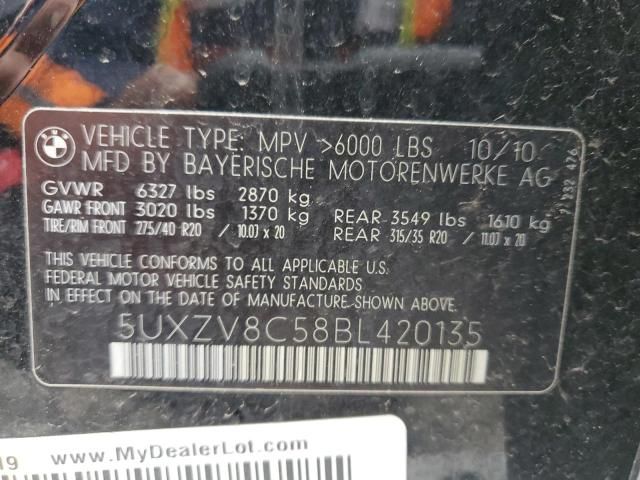 2011 BMW X5 XDRIVE50I