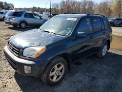 Salvage cars for sale from Copart East Granby, CT: 2003 Toyota Rav4