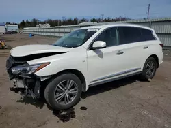 Salvage cars for sale from Copart Pennsburg, PA: 2016 Infiniti QX60