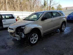 Salvage cars for sale at Center Rutland, VT auction: 2012 Chevrolet Equinox LS