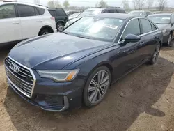 Salvage cars for sale at Elgin, IL auction: 2019 Audi A6 Premium Plus