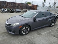 Salvage cars for sale from Copart Wilmington, CA: 2016 Honda Civic LX